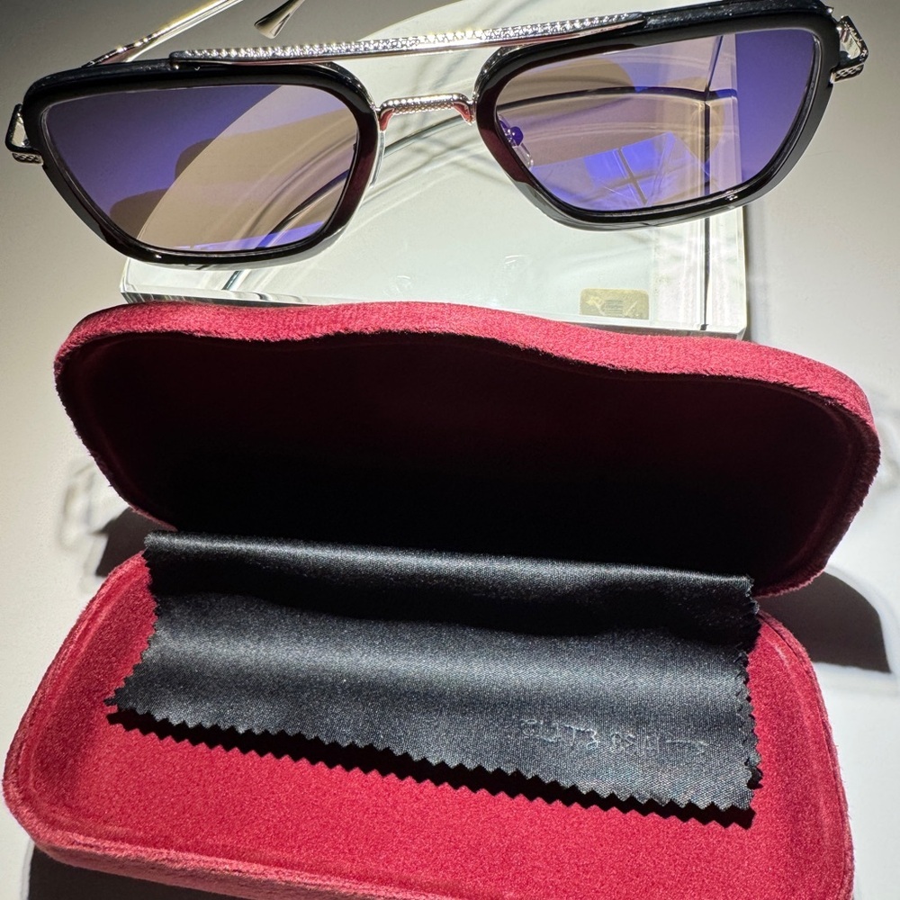 Glitz Black and Purple Sunglasses
